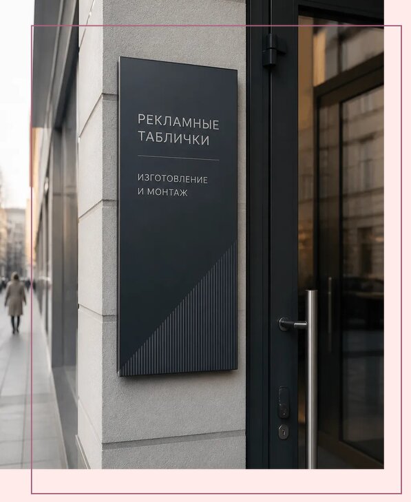 Рекламные таблички в Красноярске по цене от 4572 р. | Аванза-Крс